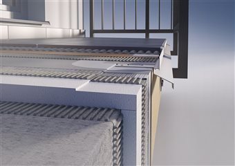 Balcony profile – DRIP PLUS (20 mm)